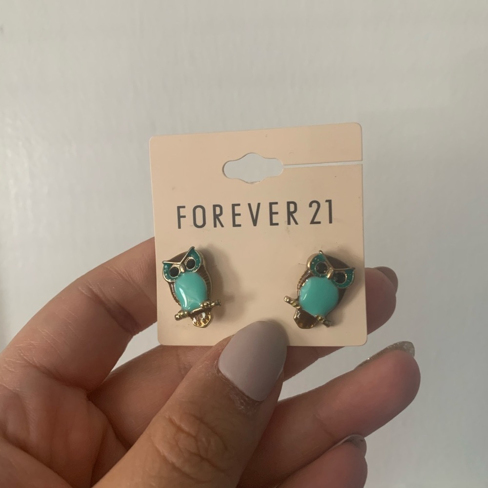 Forever 21 Owl Earrings
